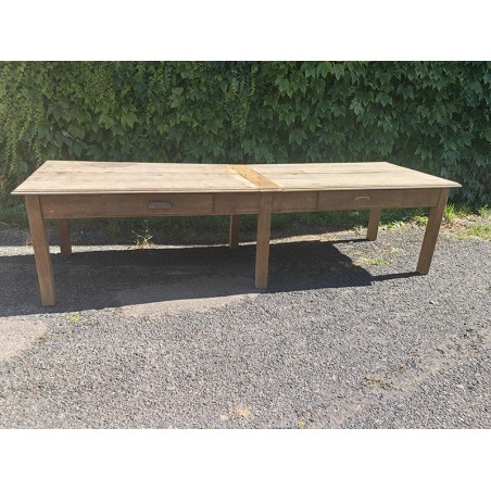 Table chêne 295 cm x 95 cm